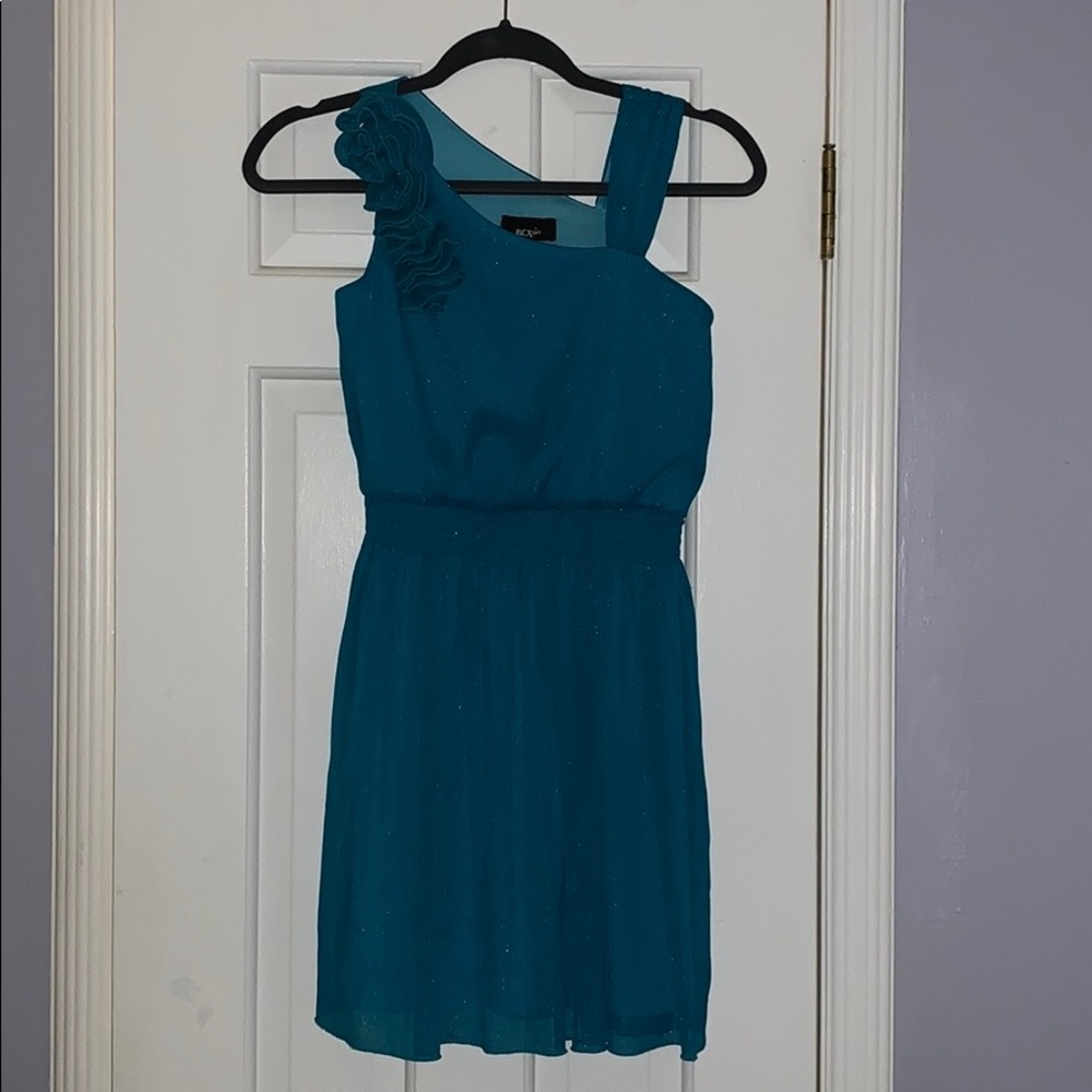 Sparkly blue dress